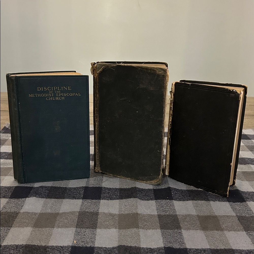 Antiquarian Christian theology religion early book group  3 books Bible study